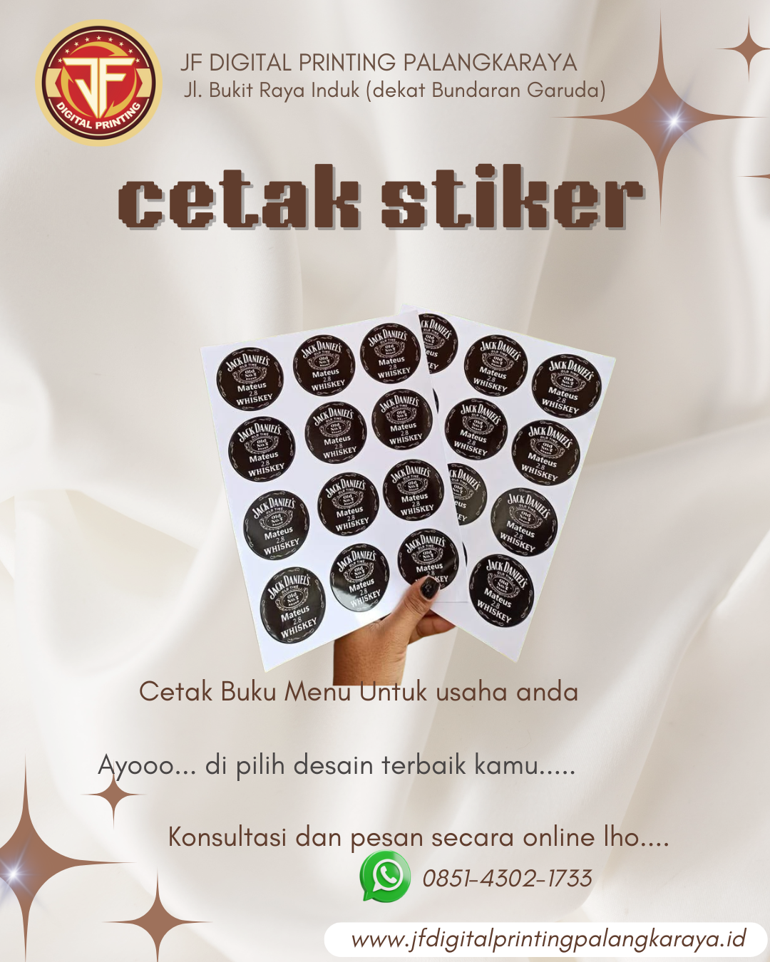 JF Digital Printing Palangkaraya Spesialis Cetak Nota 24 Jam – WA 0851-4302-1733