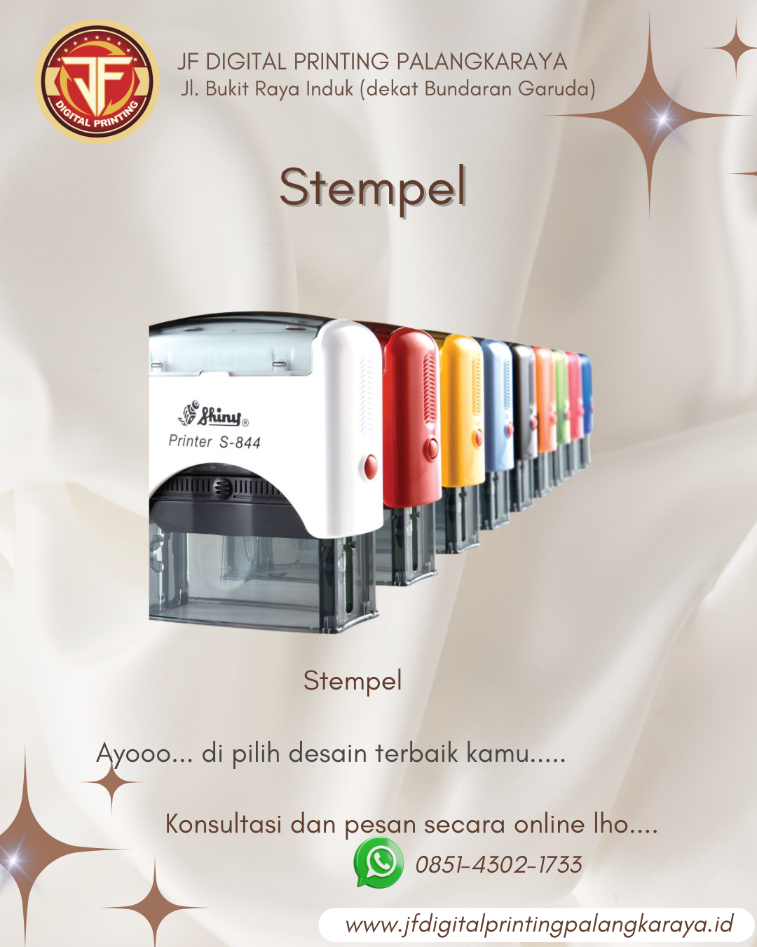 Toko Percetakan JF Printing Grafika Terdekat