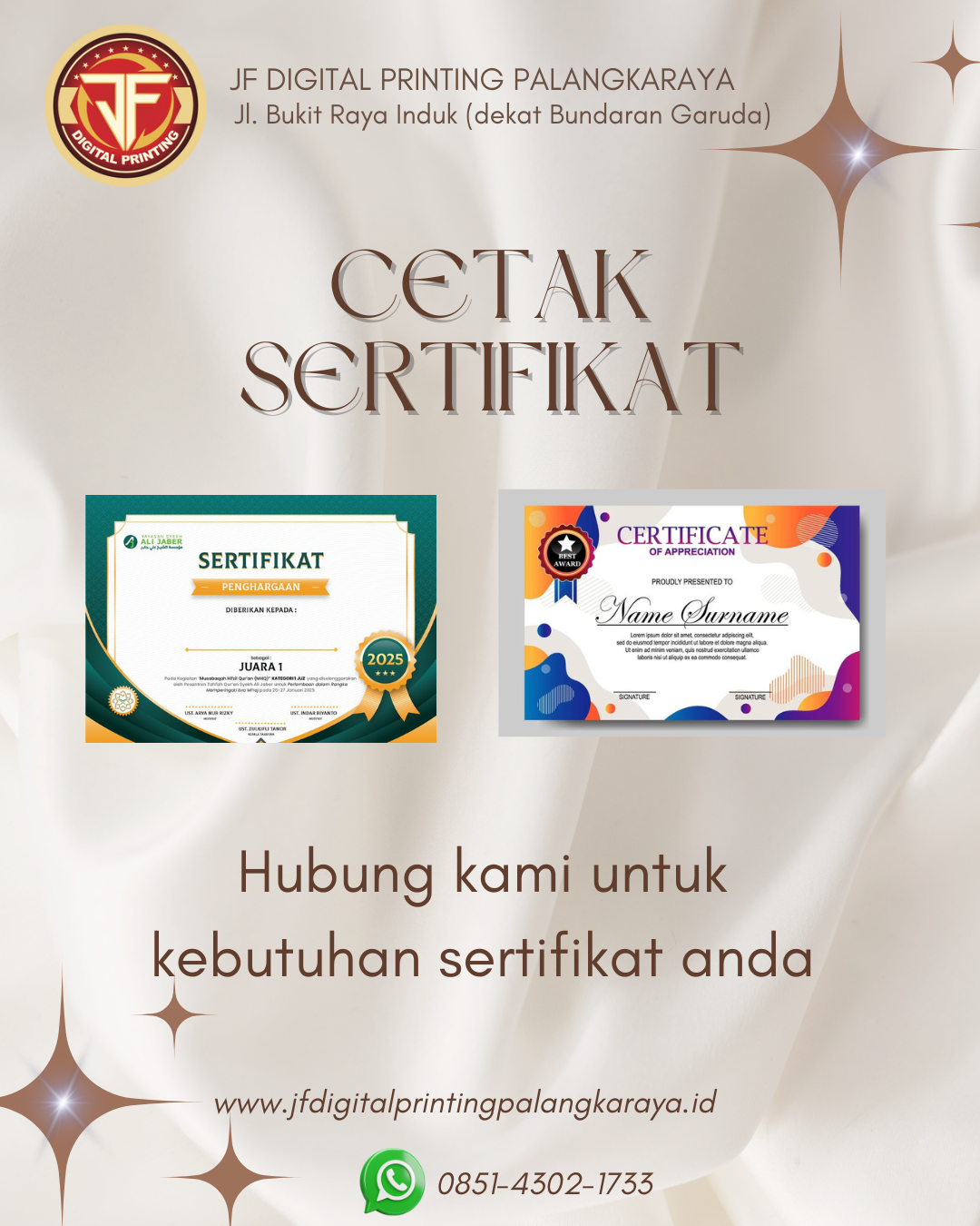 Cetak Spanduk Terdekat Jalan B Koetin Palangkaraya | Cepat, Rapi, dan Terpercaya