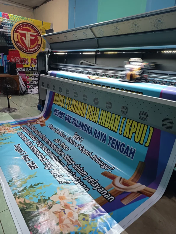 Jasa Cetak Spanduk Murah Palangkaraya dengan Kualitas Outdoor Tahan Lama